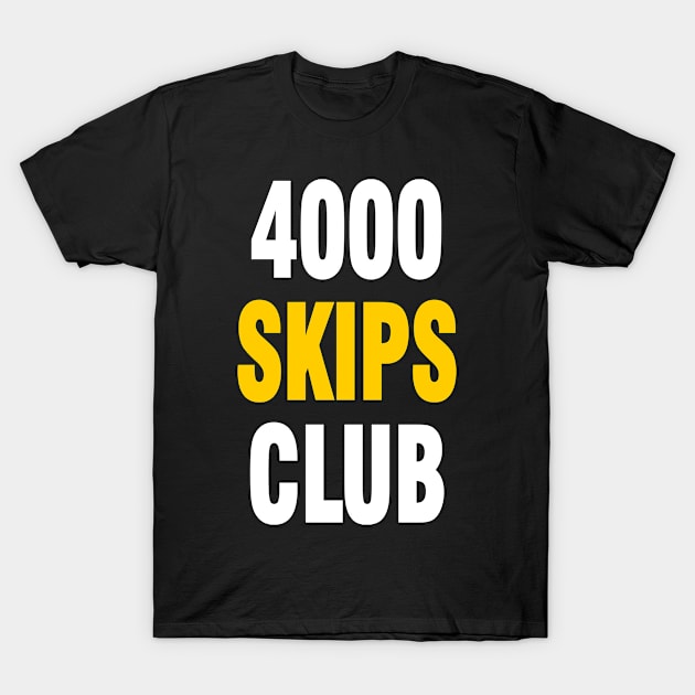 4000 SKIPS CLUB T-Shirt by Chandan